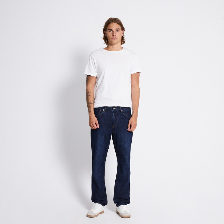 Straight jeans "New Classic" Dark Blue Worn